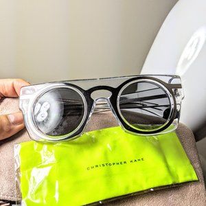 Authentic Christopher Kane clear sunglasses NEW